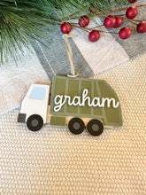 Load image into Gallery viewer, Garbage Truck Ornament