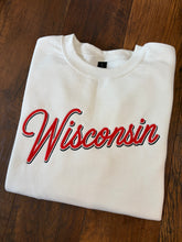 Load image into Gallery viewer, Wisconsin double script crewneck