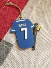 Load image into Gallery viewer, Personalized Softball Ornament | Custom Softball Christmas Ornament | Softball ornament | Personalized Softball Keepsake