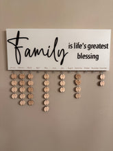 Load image into Gallery viewer, Family Birthday Calendar