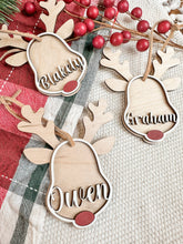 Load image into Gallery viewer, Personalized Reindeer Name