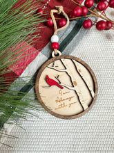 Load image into Gallery viewer, Cardinal Memorial Ornament