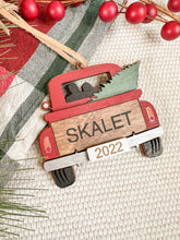Load image into Gallery viewer, Little Red Truck Ornament