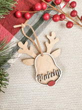 Load image into Gallery viewer, Personalized Reindeer Name