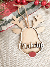 Load image into Gallery viewer, Personalized Reindeer Name