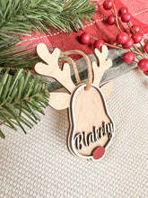 Load image into Gallery viewer, Personalized Reindeer Name