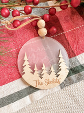 Load image into Gallery viewer, Personalized Winter Scene Ornament