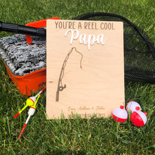 Load image into Gallery viewer, Father’s Day Fishing Handprint board