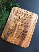 Load image into Gallery viewer, Small Acacia Boards 8 x 10 (custom engraving included)