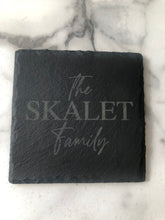 Load image into Gallery viewer, Slate Coasters (set of 4)