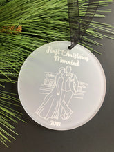 Load image into Gallery viewer, Custom Hand Drawn Ornament - Laser engraved