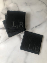 Load image into Gallery viewer, Slate Coasters (set of 4)