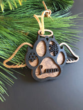 Load image into Gallery viewer, Paw Print Ornament
