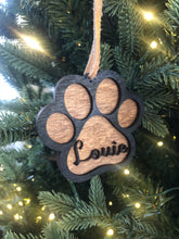 Load image into Gallery viewer, Paw Print Ornament