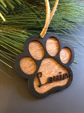 Load image into Gallery viewer, Paw Print Ornament