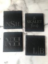 Load image into Gallery viewer, Slate Coasters (set of 4)