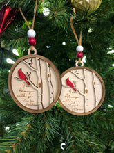 Load image into Gallery viewer, Cardinal Memorial Ornament