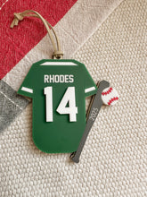 Load image into Gallery viewer, Personalized Baseball Ornament | Custom Baseball Christmas Ornament | Baseball ornament | Personalized Baseball Keepsake
