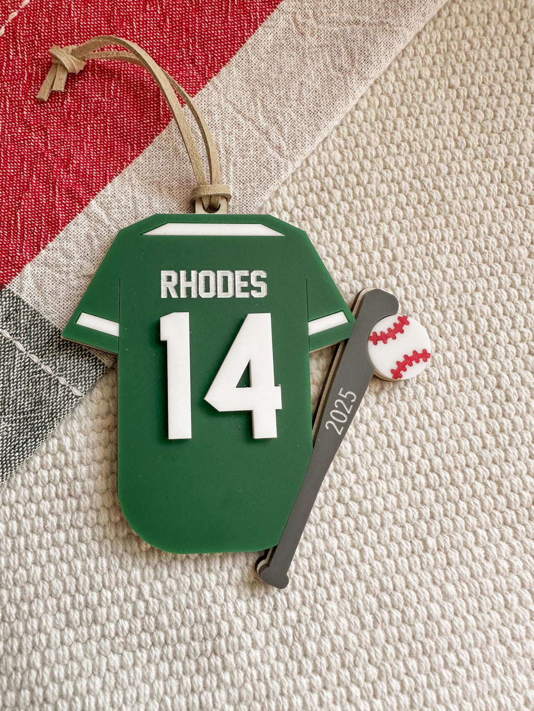 Personalized Baseball Ornament | Custom Baseball Christmas Ornament | Baseball ornament | Personalized Baseball Keepsake