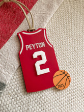 Load image into Gallery viewer, Personalized Basketball Ornament | Custom Basketball Christmas Ornament | Basketball ornament | Personalized Basketball Keepsake
