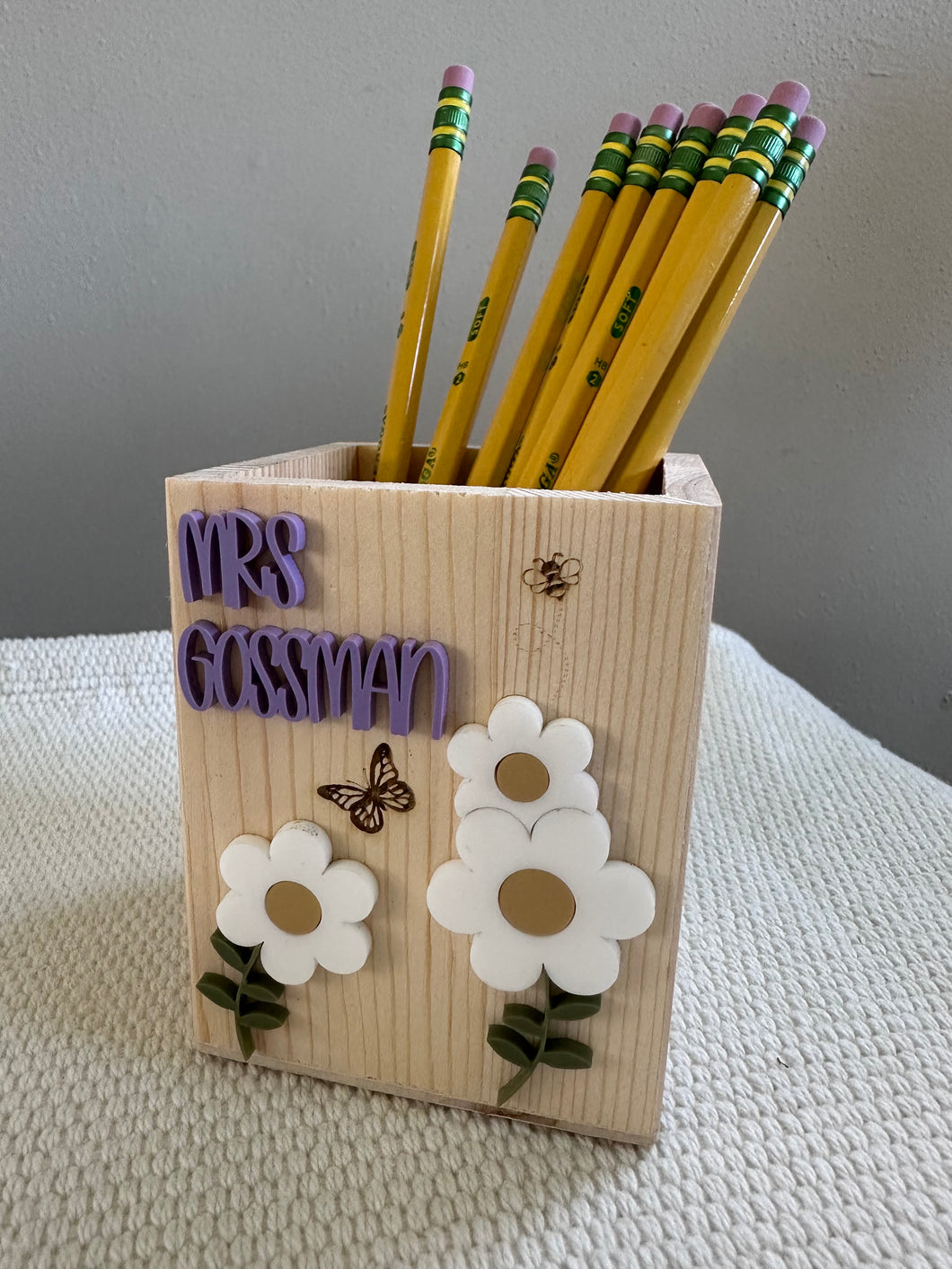 Personalized Pencil Holder