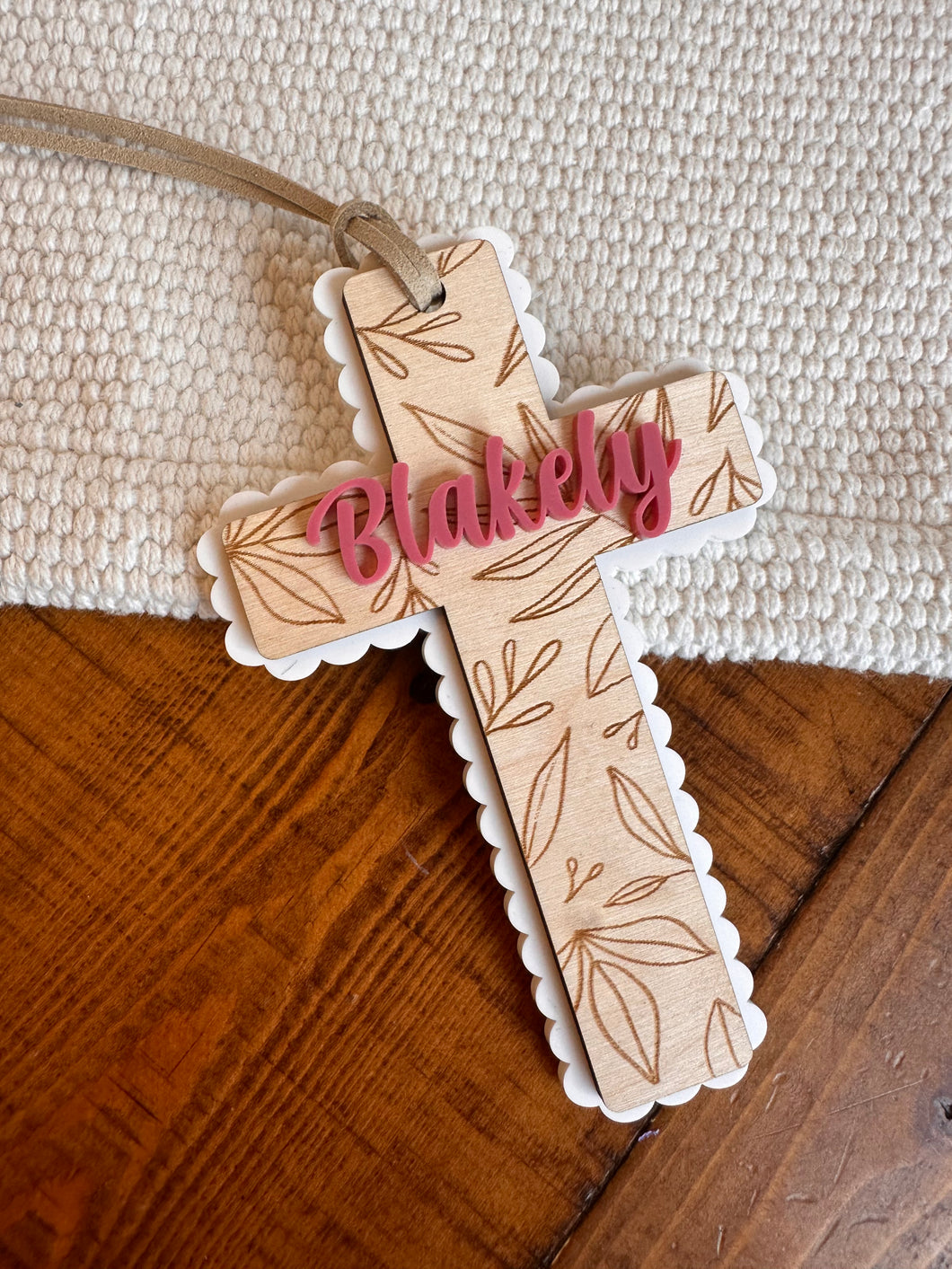 Cross Easter Basket Name Tags