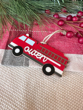 Load image into Gallery viewer, Firetruck Ornament
