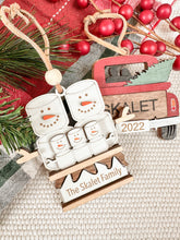 Load image into Gallery viewer, S’mores Family Ornament
