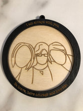 Load image into Gallery viewer, Custom Hand Drawn Ornament - Laser engraved
