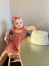 Load image into Gallery viewer, Happy Birthday Heart Cake topper
