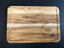Load image into Gallery viewer, 14.5&quot; x 10&quot; Teak Charcuterie Board (custom engraving included)
